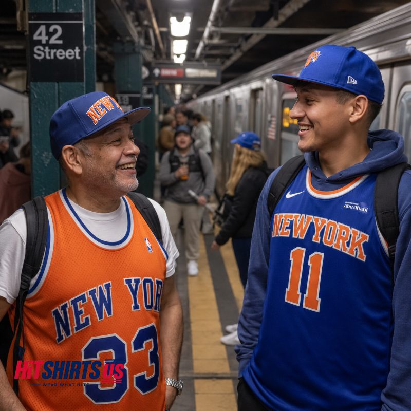 Generations Of Loyal Knicks Fans In New York Subway