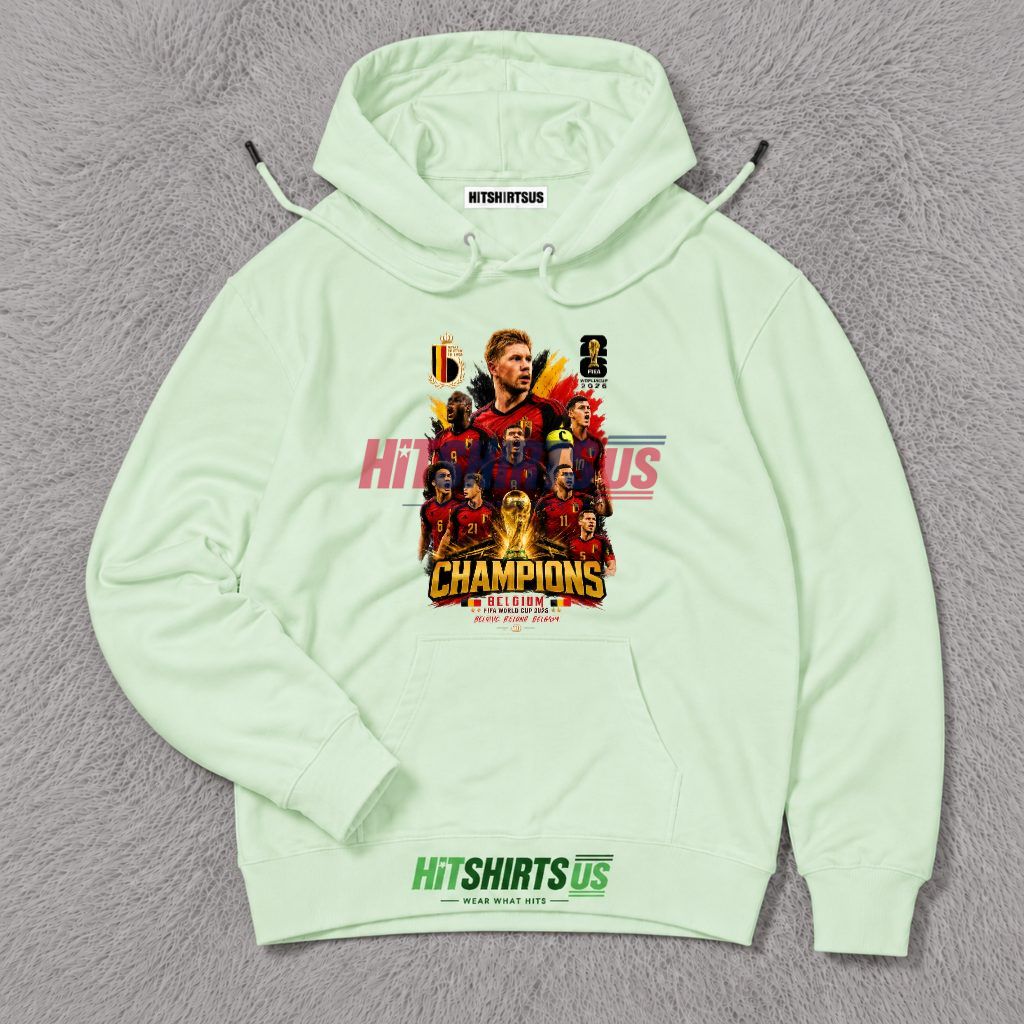 Belgium Champions FIFA World Cup 2026 Red Devils Hoodie Belgium Champions FIFA World Cup 2026 Red Devils Hoodie