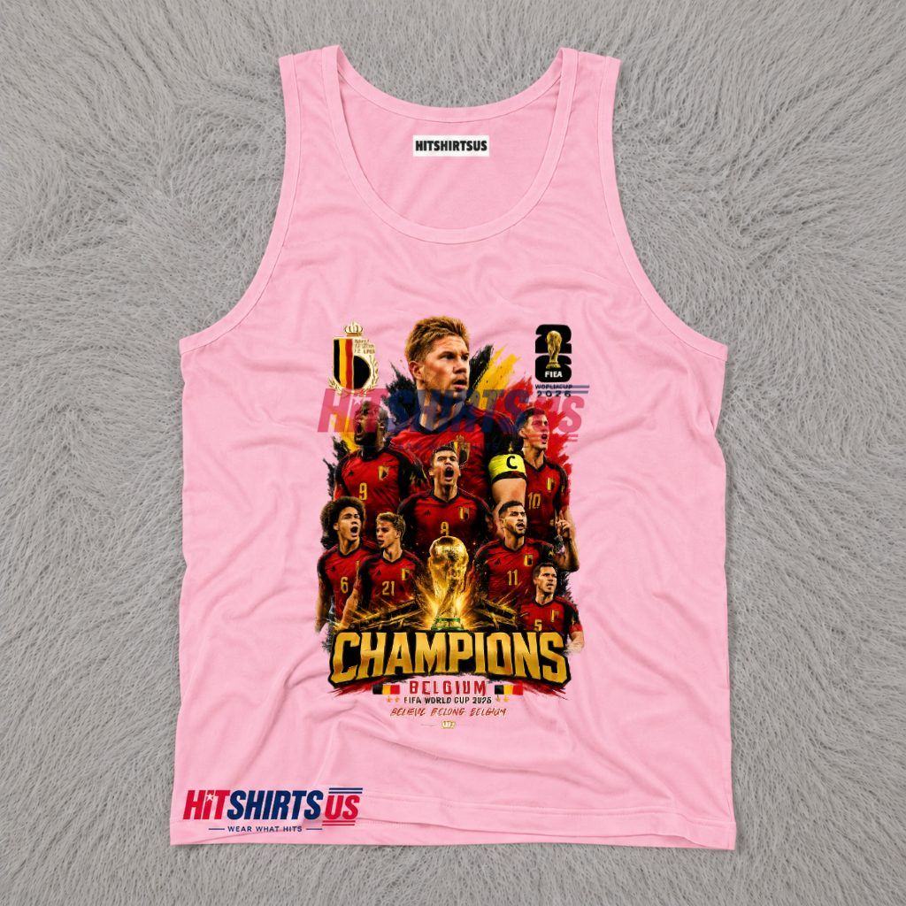 Belgium Champions FIFA World Cup 2026 Red Devils Tank Top Belgium Champions FIFA World Cup 2026 Red Devils Tank Top
