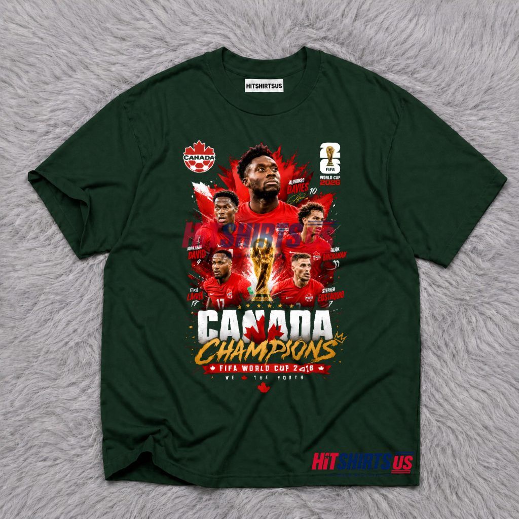 Canada Champions FIFA World Cup 2026 We The North T-Shirt