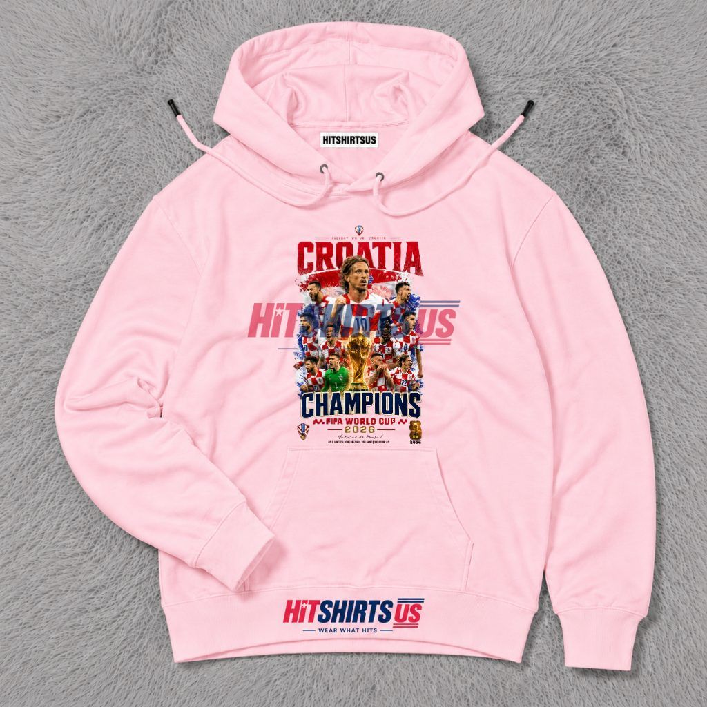 Croatia Champions FIFA World Cup 2026 Modric Vatreni Hoodie Croatia Champions FIFA World Cup 2026 Modric Vatreni Hoodie