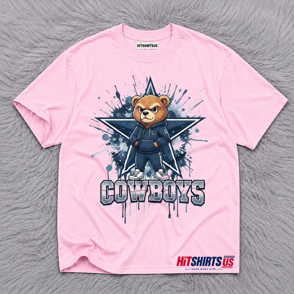 Cute Bear Dallas Cowboys Fan T-Shirt