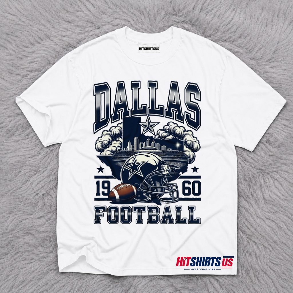 Dallas Cowboys 1960 Vintage Football T-Shirt Comfort Colors