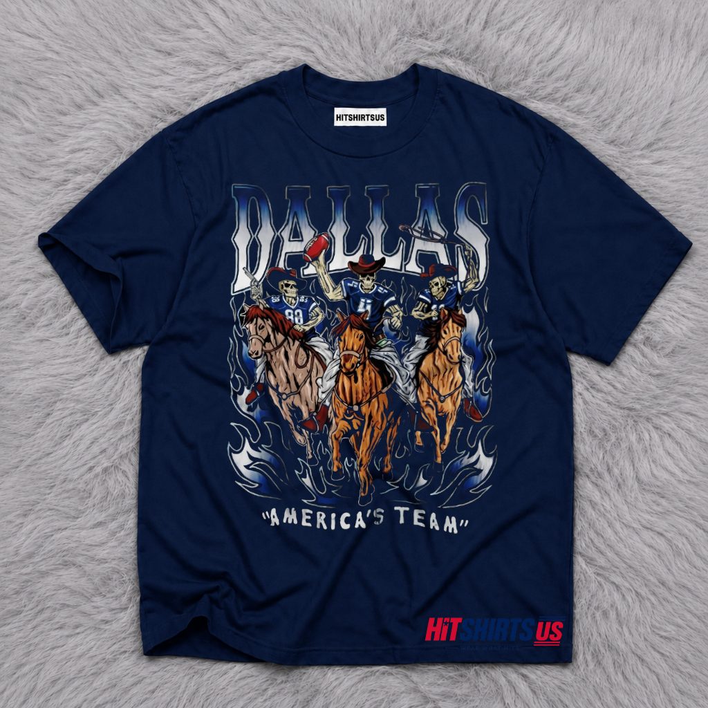 Dallas Cowboys America's Team Skeleton T-Shirt