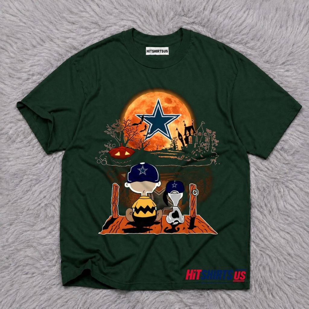 Dallas Cowboys Charlie Brown Snoopy Halloween T-Shirt