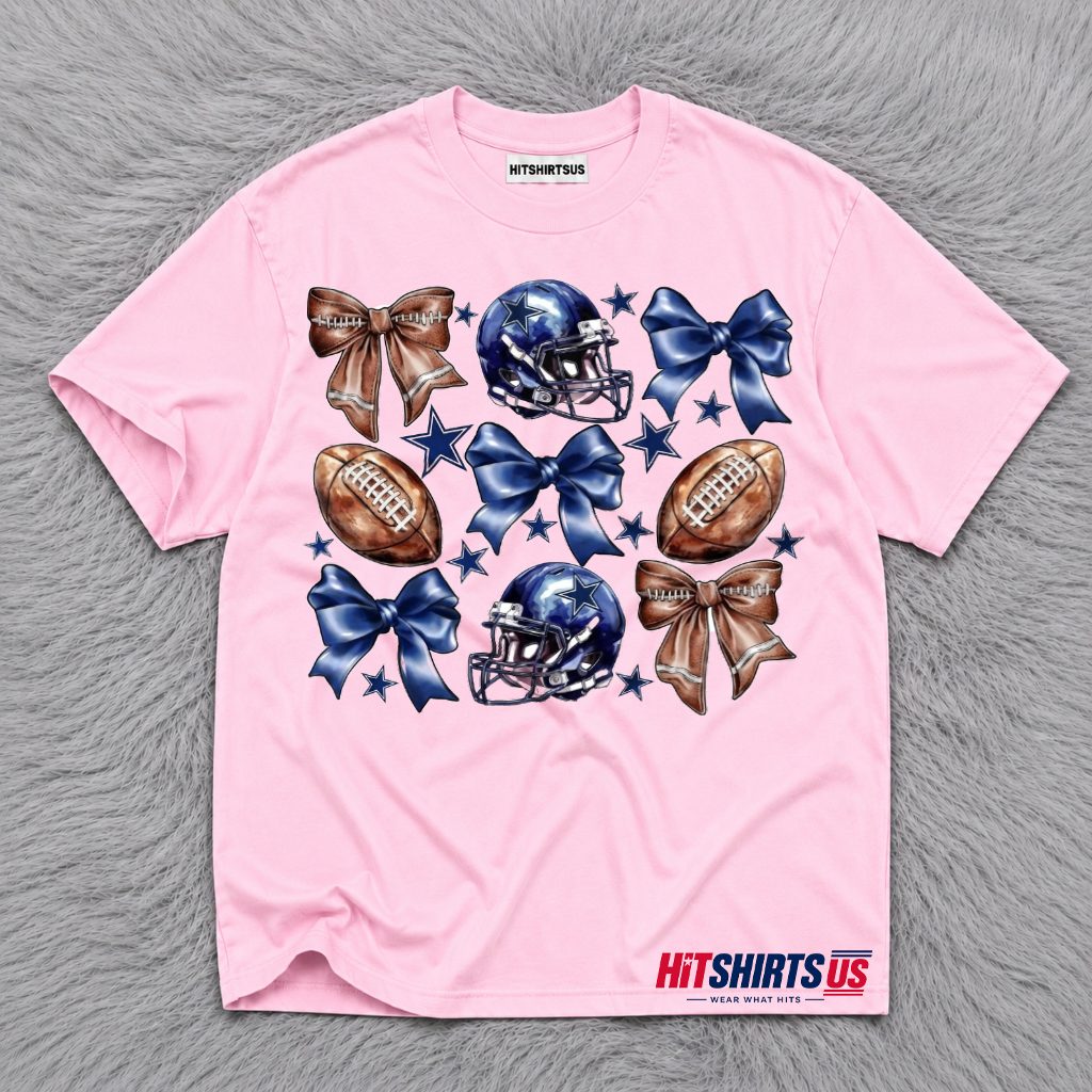 Dallas Cowboys Coquette Bow T-Shirt for Women
