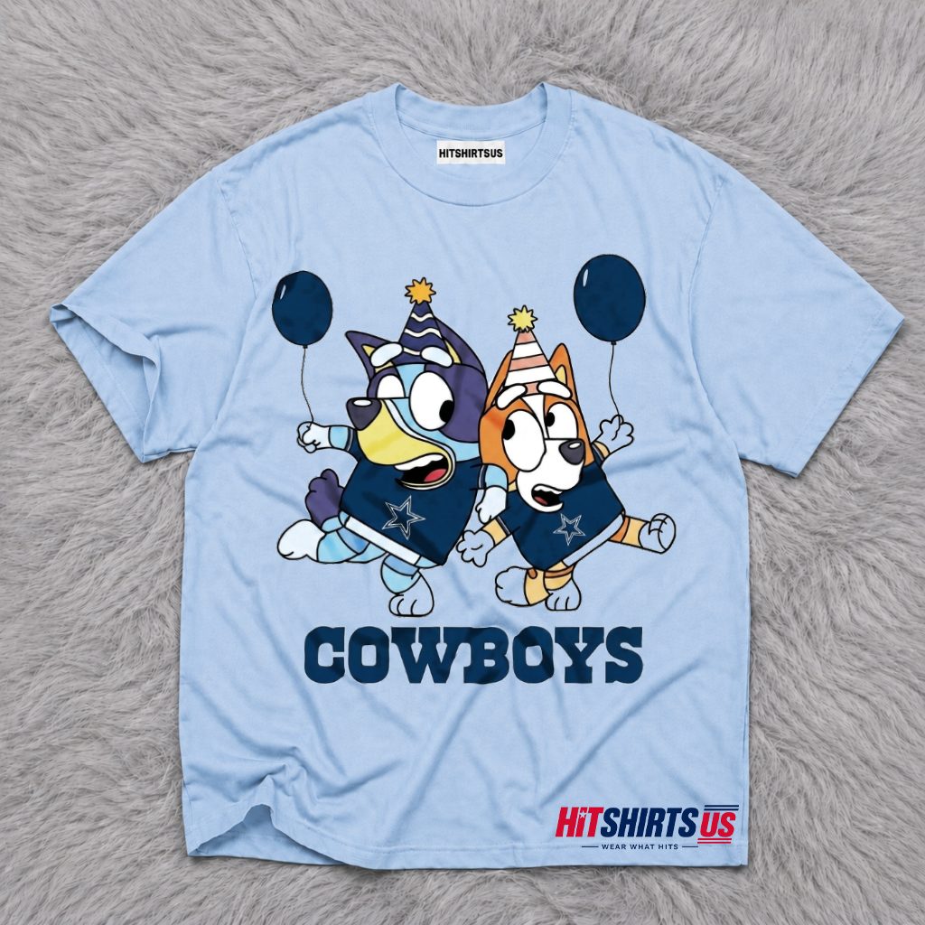 Dallas Cowboys Cute Bluey T-Shirt