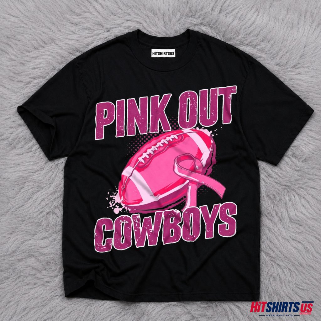 Dallas Cowboys Intercept Cancer Pink Out Fan T-Shirt