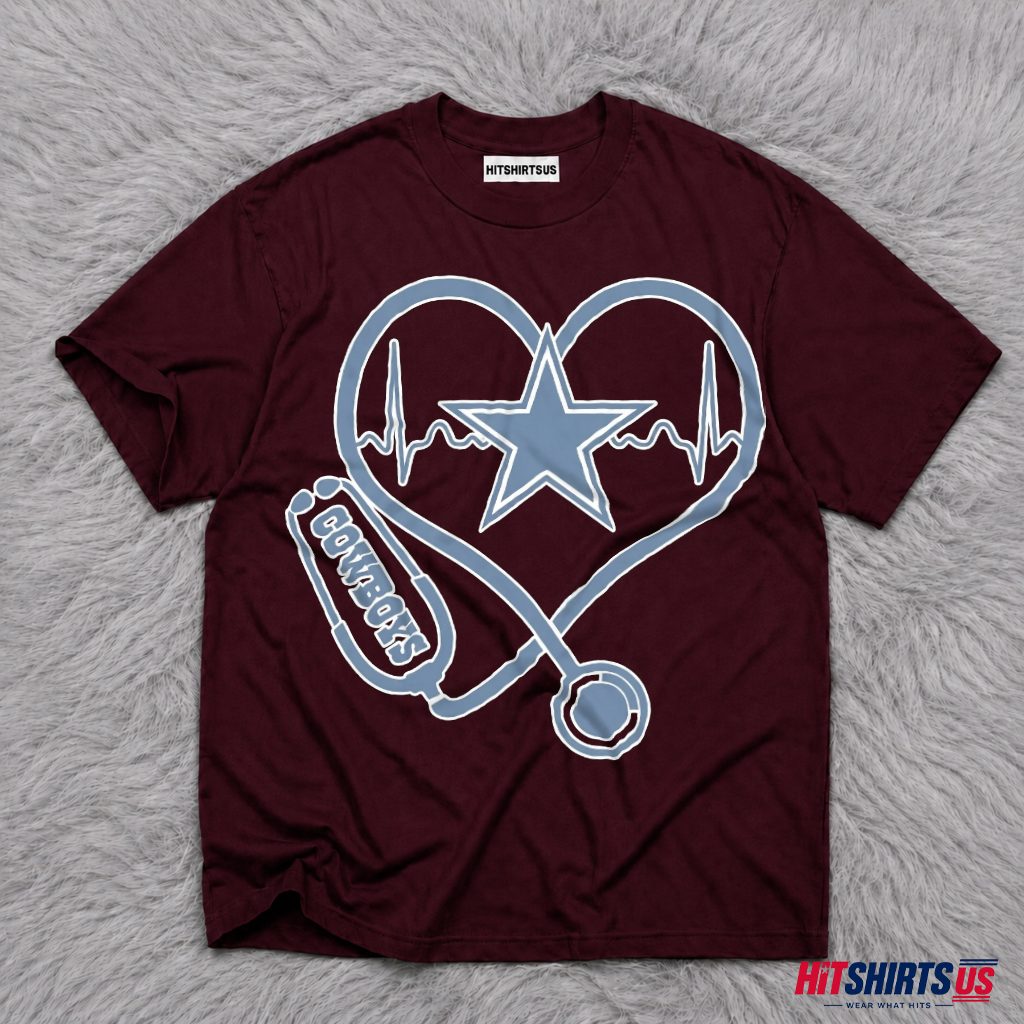 Dallas Cowboys Nurse Fan T-Shirt Gift