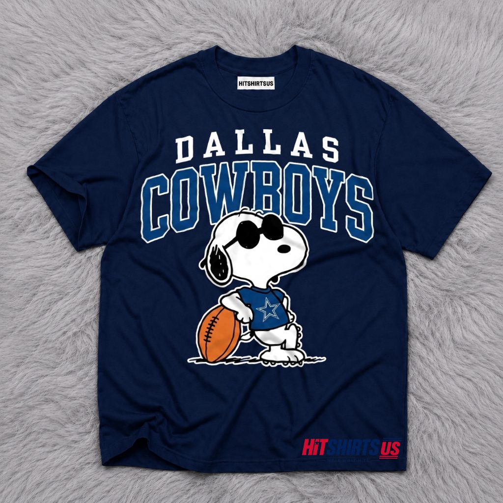 Dallas Cowboys Snoopy Football T-Shirt