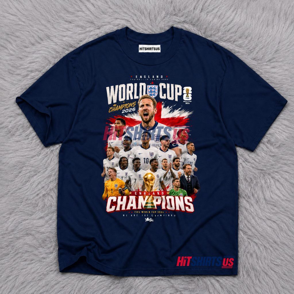 England Champions FIFA World Cup 2026 Coming Home T-Shirt