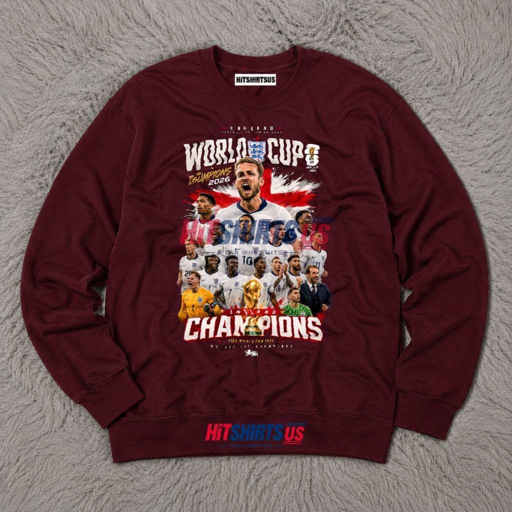 England Champions FIFA World Cup 2026 Coming Home Long Sleeve England Champions FIFA World Cup 2026 Coming Home Long Sleeve