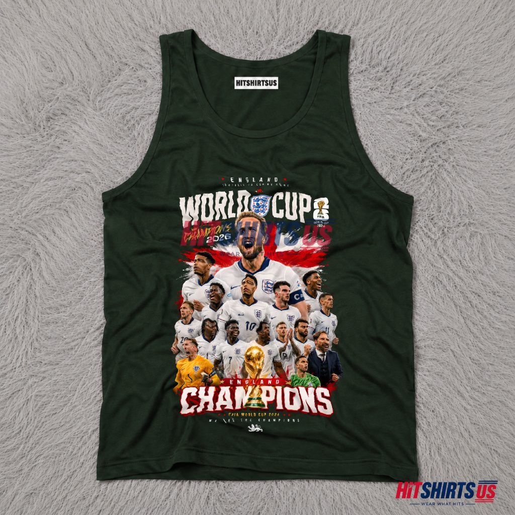 England Champions FIFA World Cup 2026 Coming Home Tank Top England Champions FIFA World Cup 2026 Coming Home Tank Top