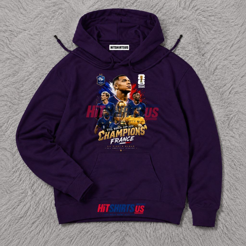 France Champions FIFA World Cup 2026 Les Bleus Hoodie France Champions FIFA World Cup 2026 Les Bleus Hoodie