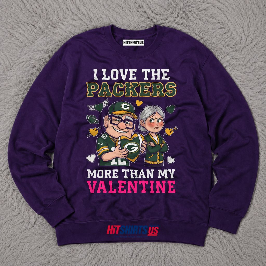Funny Packers Valentine's Day Couple Long Sleeve Funny Packers Valentine's Day Couple Long Sleeve