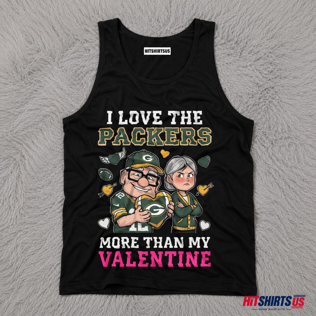 Funny Packers Valentine's Day Couple Tank Top Funny Packers Valentine's Day Couple Tank Top