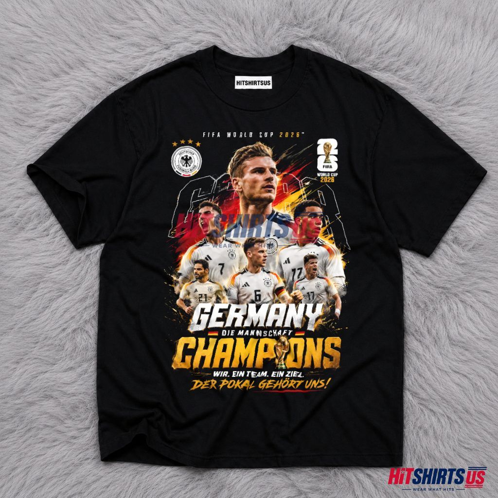 Germany Champions FIFA World Cup 2026 Die Mannschaft T-Shirt
