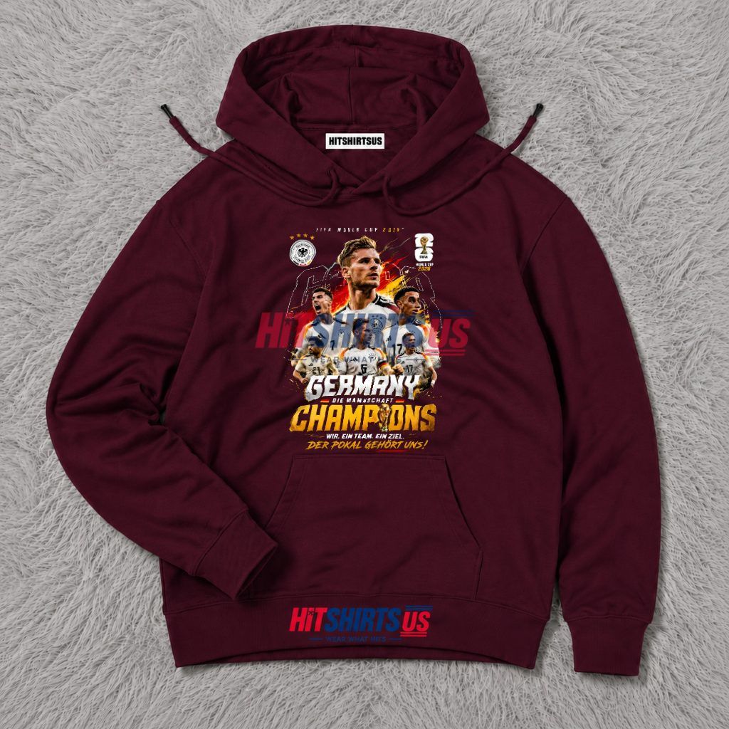Germany Champions FIFA World Cup 2026 Die Mannschaft Hoodie Germany Champions FIFA World Cup 2026 Die Mannschaft Hoodie