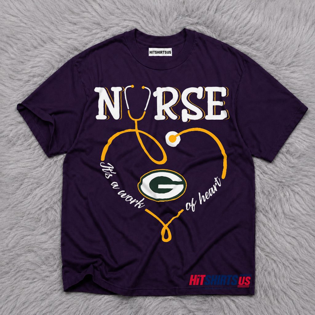 Green Bay Packers Nurse Stethoscope Gift T-Shirt