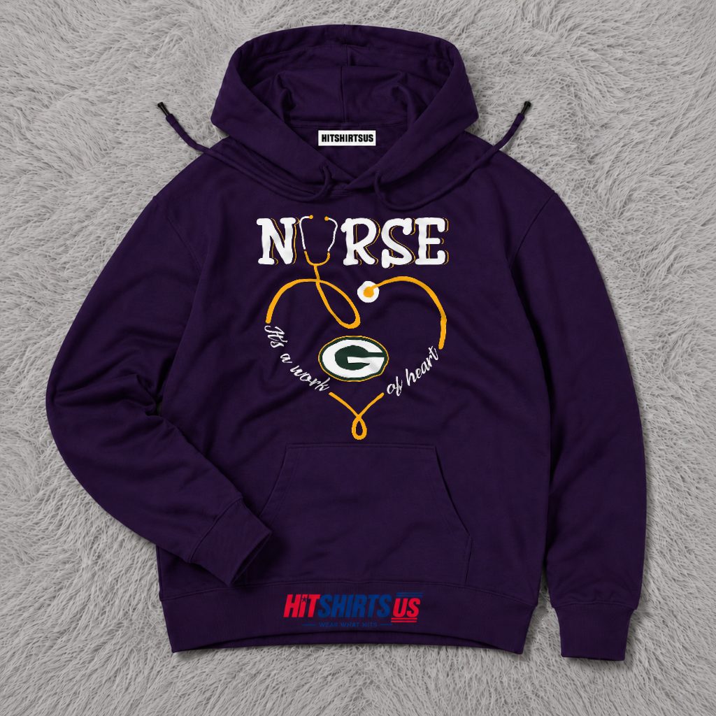 Green Bay Packers Nurse Stethoscope Gift Hoodie Green Bay Packers Nurse Stethoscope Gift Hoodie