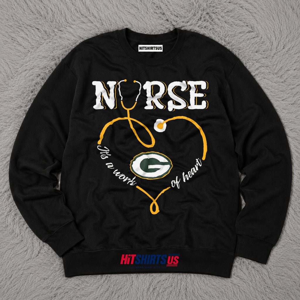 Green Bay Packers Nurse Stethoscope Gift Long Sleeve Green Bay Packers Nurse Stethoscope Gift Long Sleeve
