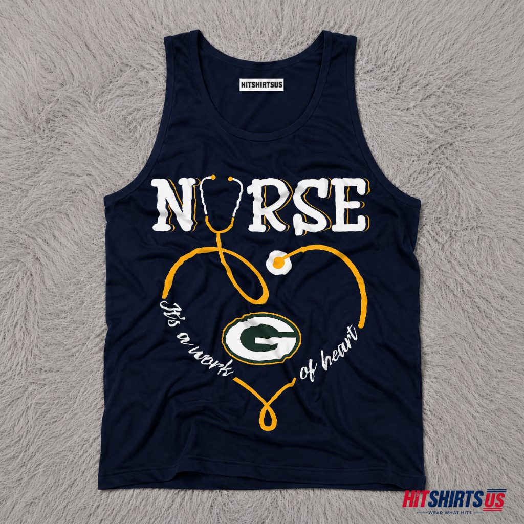 Green Bay Packers Nurse Stethoscope Gift Tank Top Green Bay Packers Nurse Stethoscope Gift Tank Top