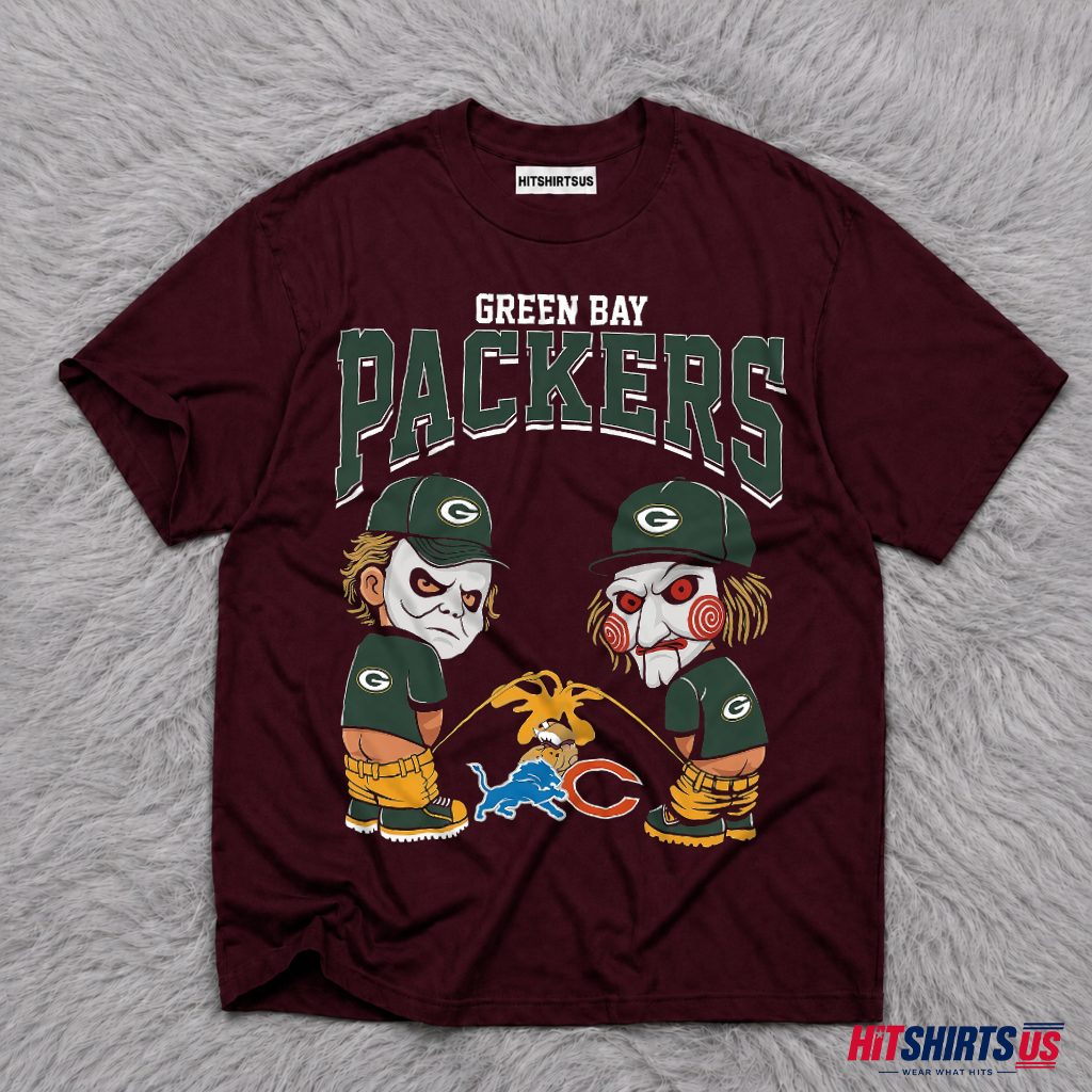 Green Bay Packers Vs Detroit Lions And Chicago Bears Rivalry T-Shirt