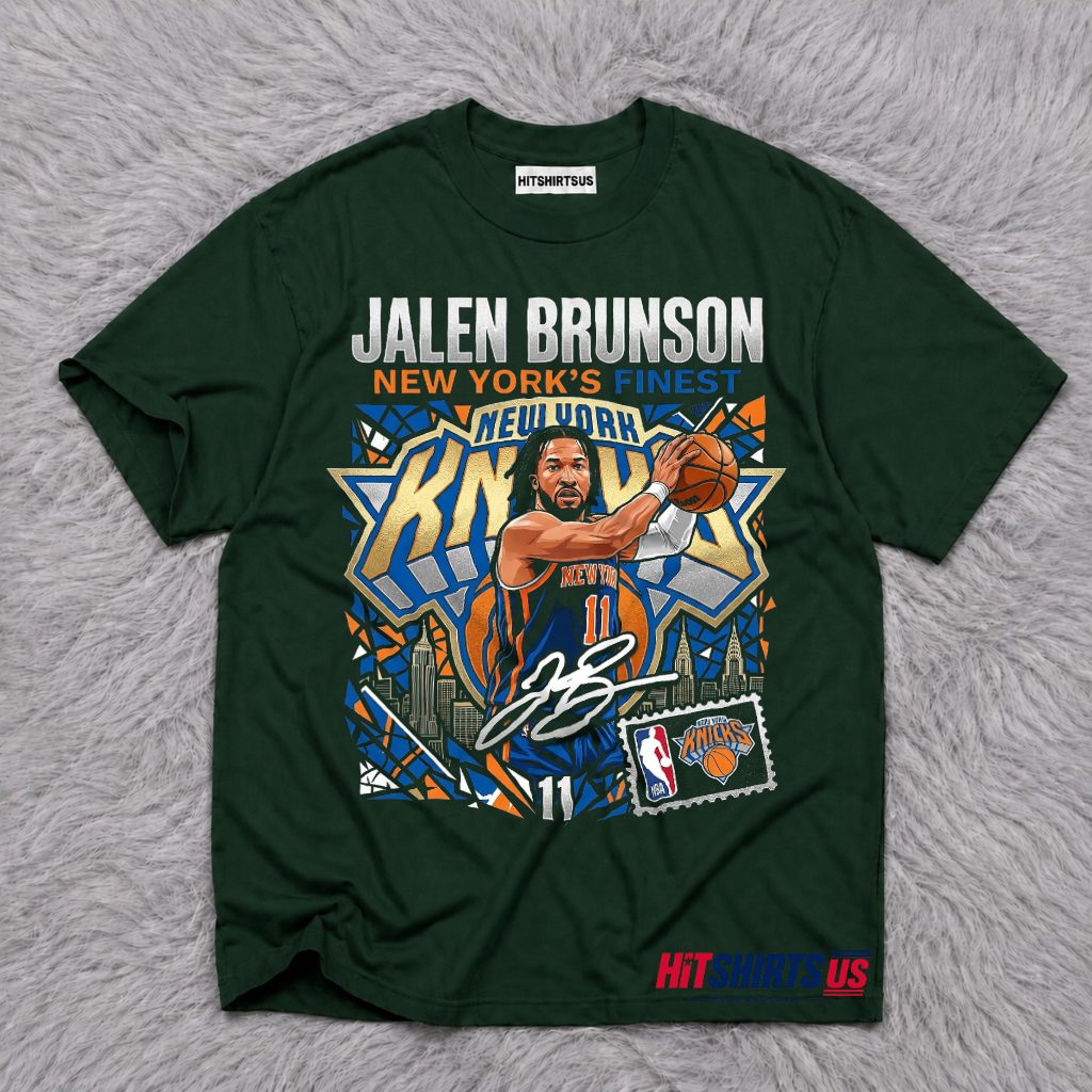 Jalen Brunson New Yorks Finest Knicks Champion Graphic T-Shirt