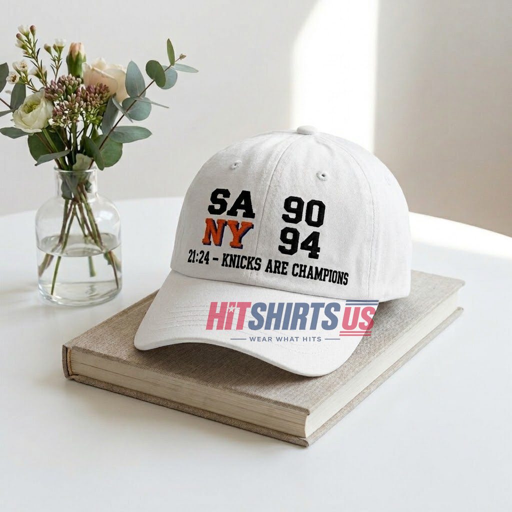 Knicks Are Champions NY 94 SA 90 Final Score Buzzer Hat 1