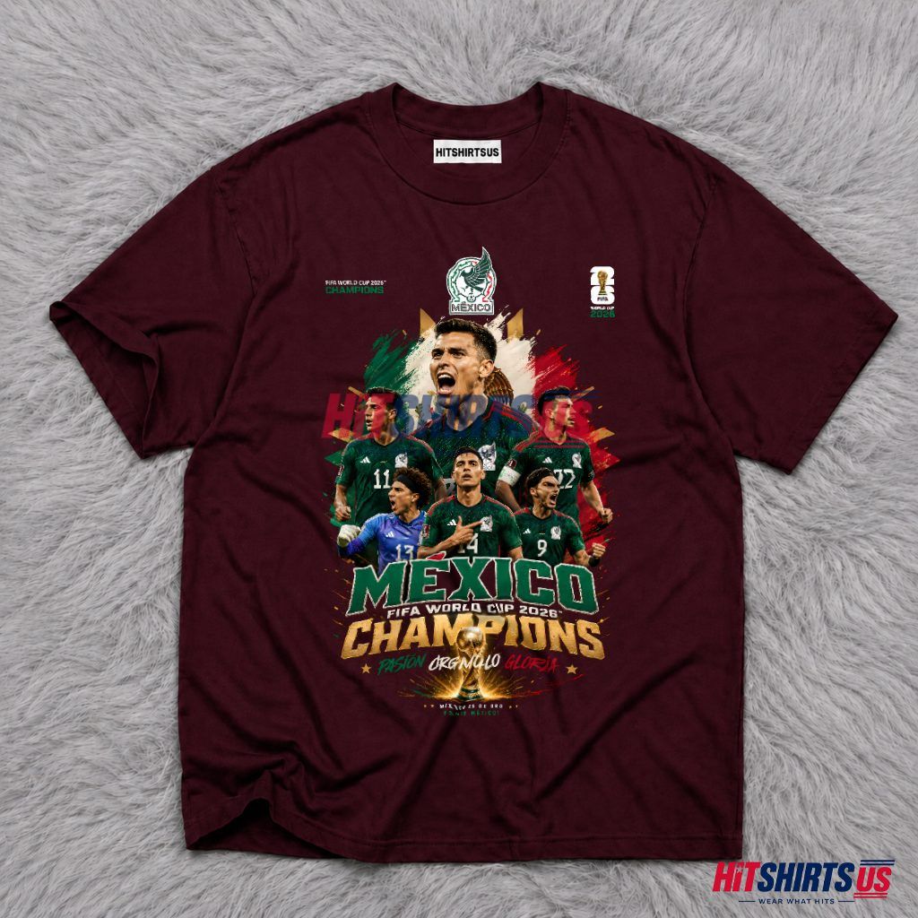 Mexico Champions FIFA World Cup 2026 Siempre Soccer T-Shirt