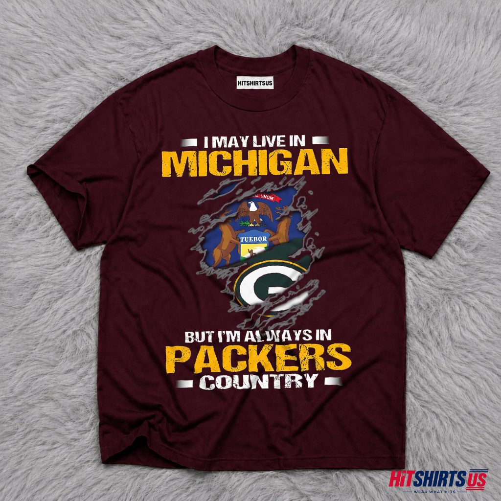 Michigan Resident Green Bay Packers Fan T-Shirt