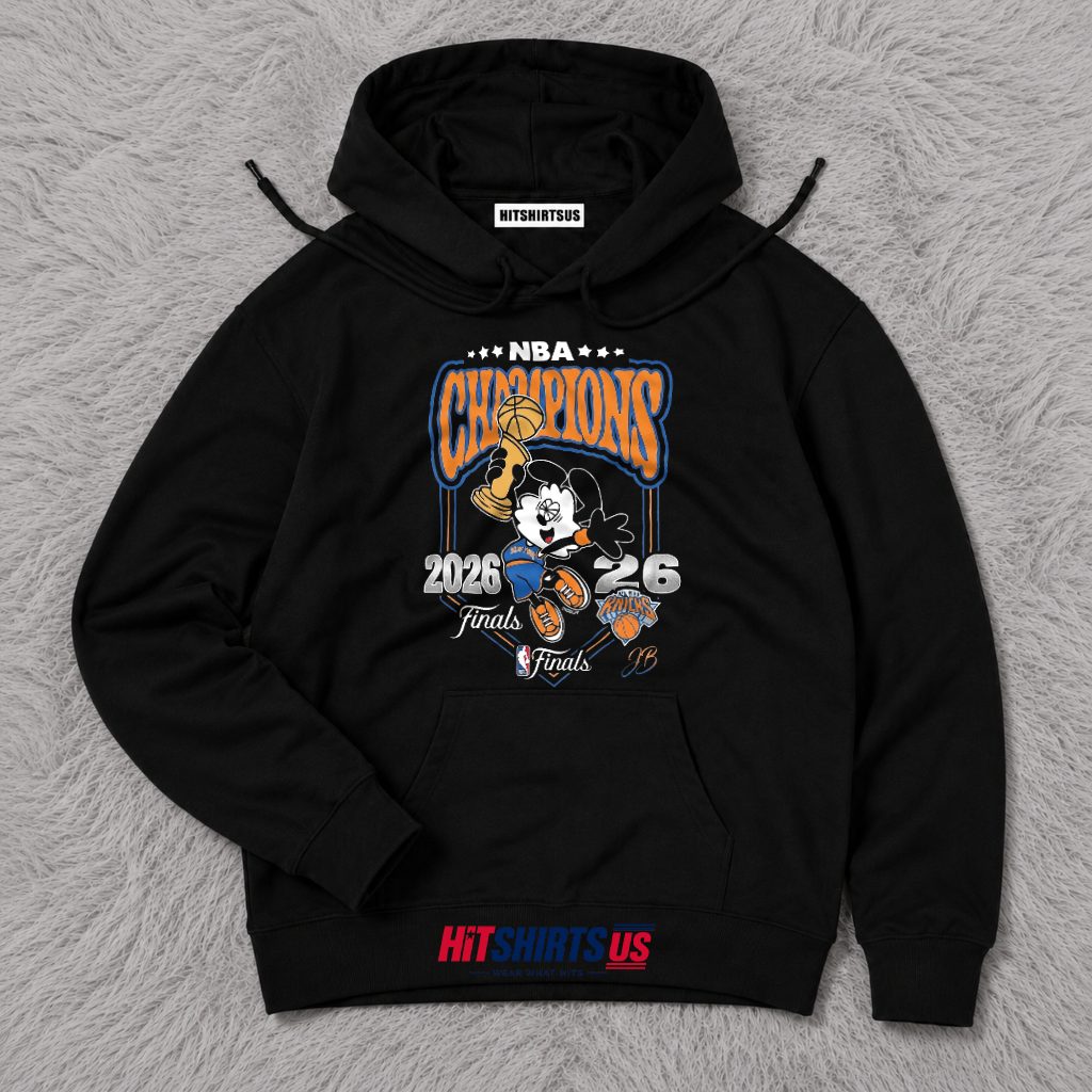 Mickey Mouse New York Knicks NBA Champions 2026 Finals 90s Hoodie Mickey Mouse New York Knicks NBA Champions 2026 Finals 90s Hoodie