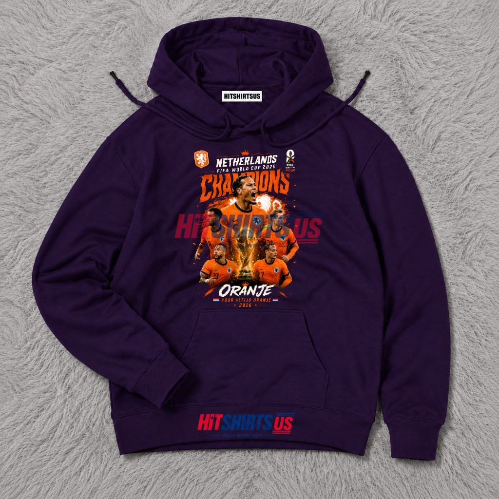Netherlands Champions FIFA World Cup 2026 Oranje Hoodie Netherlands Champions FIFA World Cup 2026 Oranje Hoodie