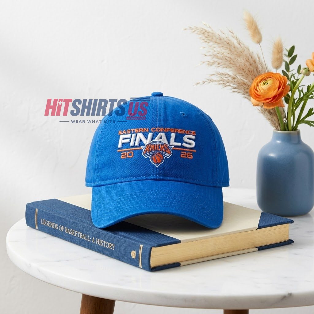 New York Knicks 2026 Eastern Conference Finals Locker Room Hat 1