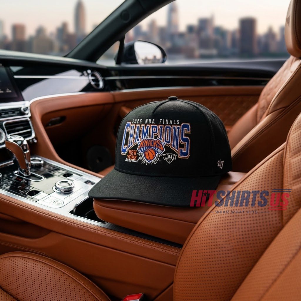 New York Knicks 2026 NBA Finals Champions Snapback Flat Brim Hat 2 New York Knicks 2026 NBA Finals Champions Snapback Flat Brim Hat 2