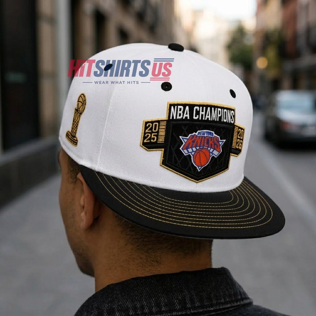 New York Knicks Back To Back NBA Champions 2025 2026 Snapback Hat 2 New York Knicks Back To Back NBA Champions 2025 2026 Snapback Hat 2
