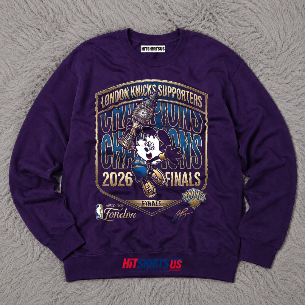 New York Knicks London Supporters 2026 NBA Finals Champions Long Sleeve New York Knicks London Supporters 2026 NBA Finals Champions Long Sleeve