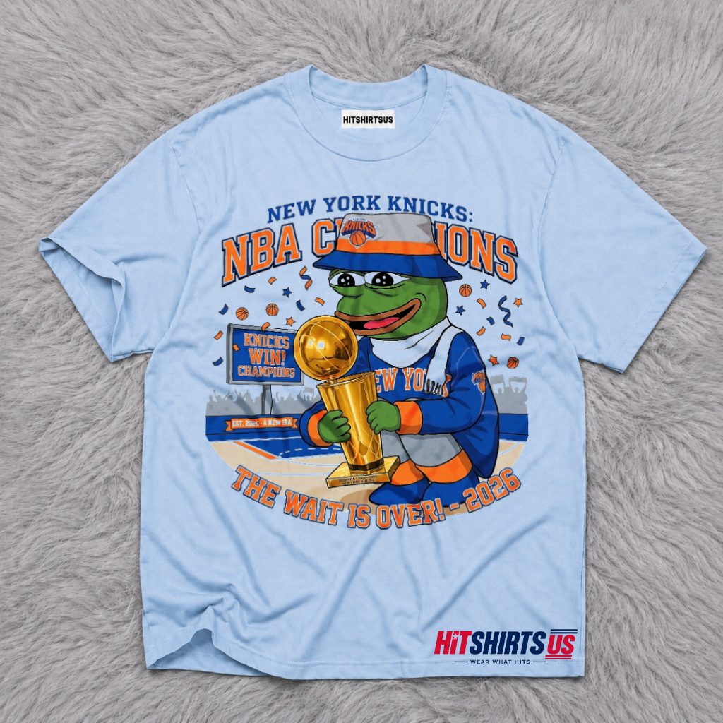 Pepe The Frog New York Knicks 2026 NBA Champions T-Shirt