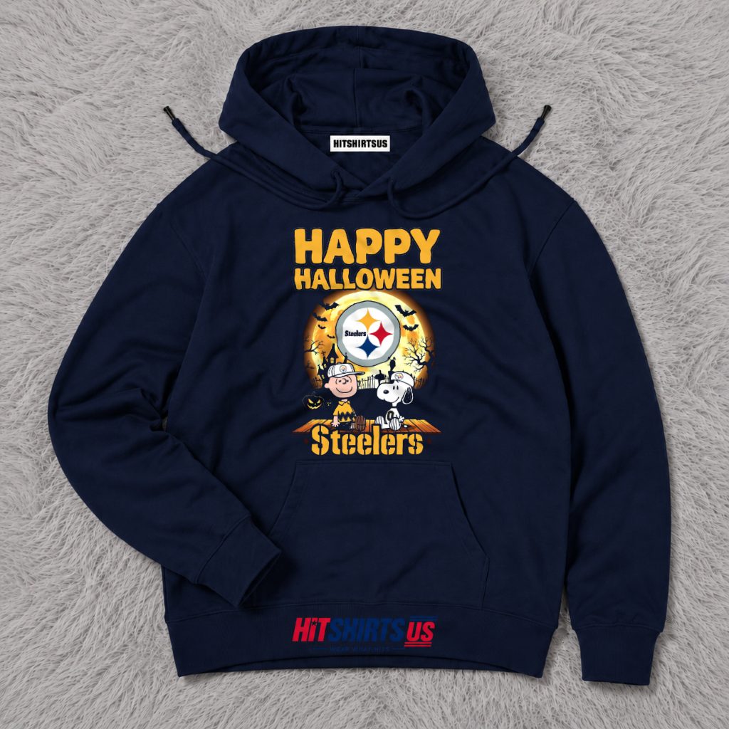 Pittsburgh Steelers Halloween Snoopy Charlie Brown Pumpkin Hoodie Pittsburgh Steelers Halloween Snoopy Charlie Brown Pumpkin Hoodie