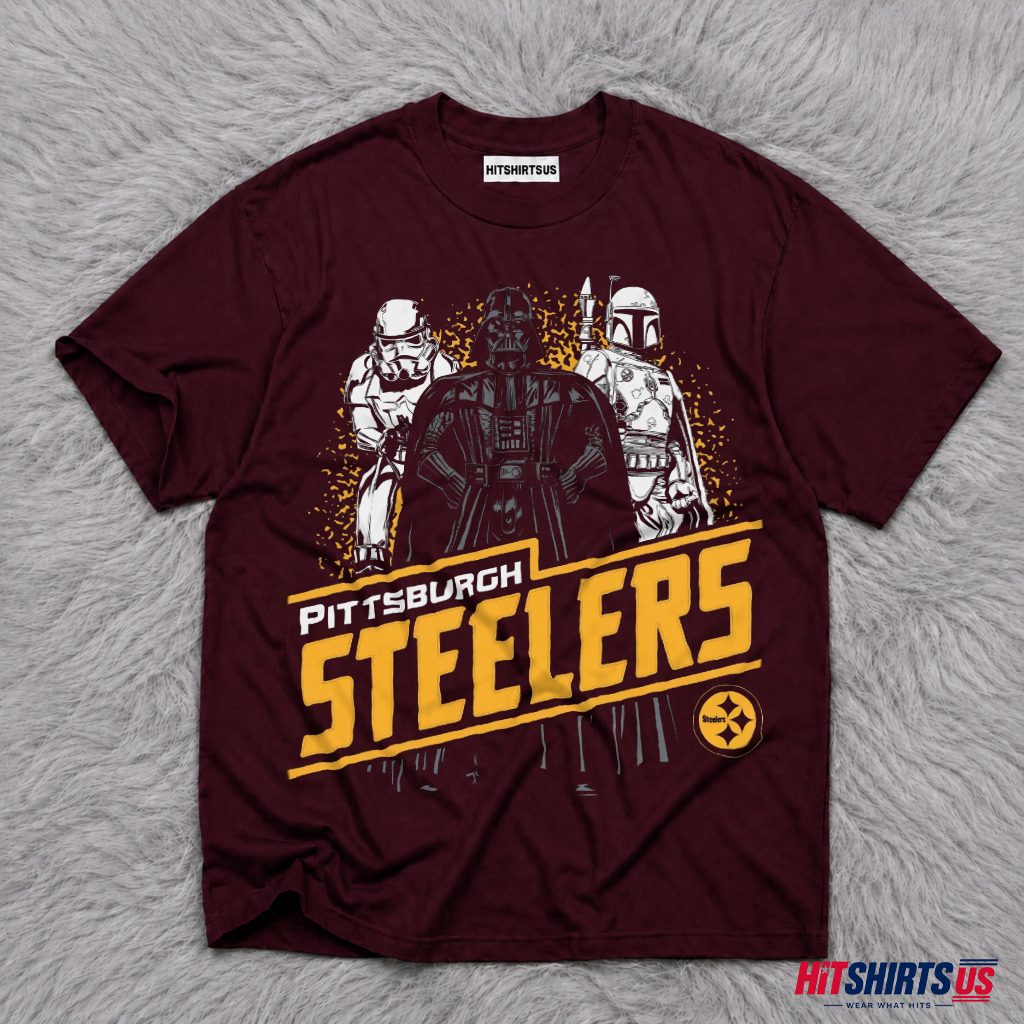 Pittsburgh Steelers Star Wars Darth Vader Stormtrooper T-Shirt