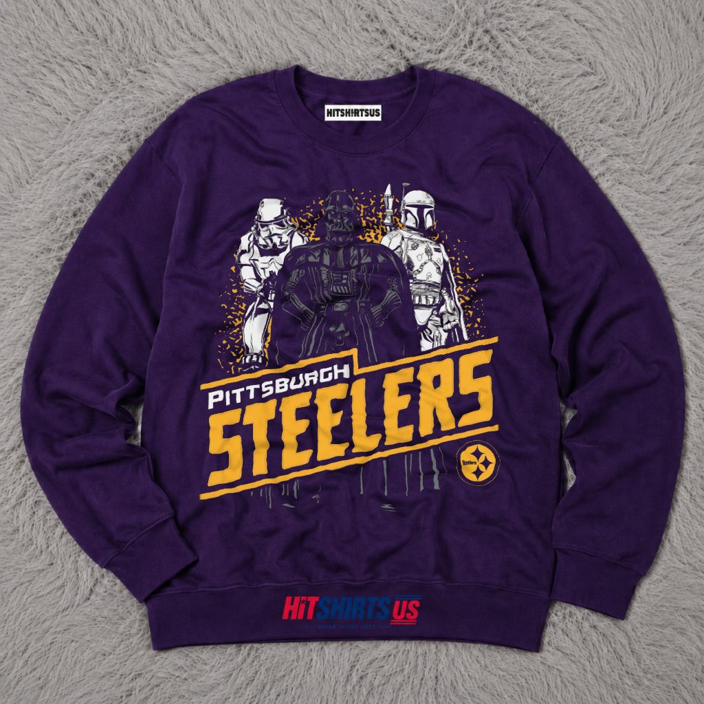 Pittsburgh Steelers Star Wars Darth Vader Stormtrooper Long Sleeve Pittsburgh Steelers Star Wars Darth Vader Stormtrooper Long Sleeve