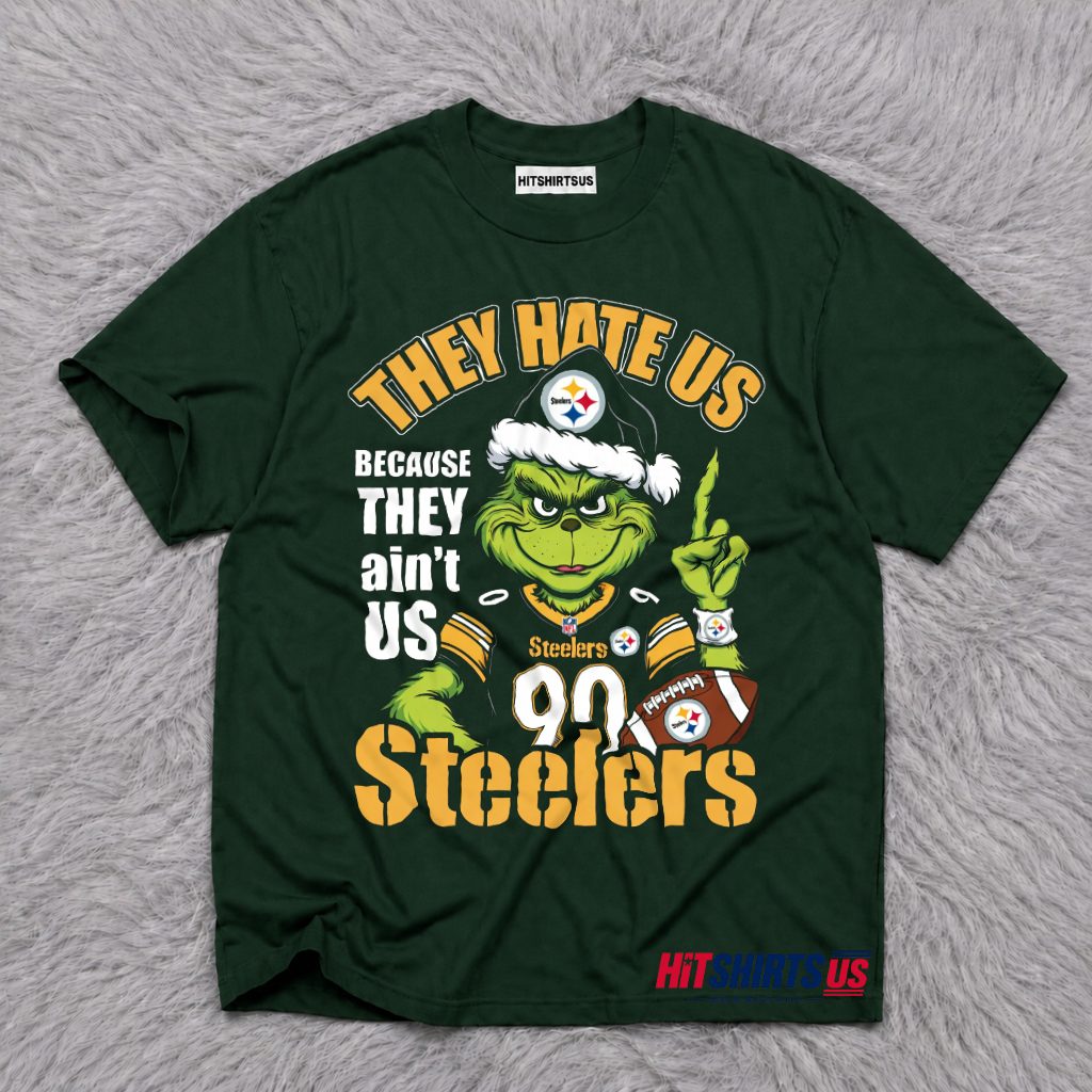 Pittsburgh Steelers Stole My Heart Funny Grinch Hand Shirt