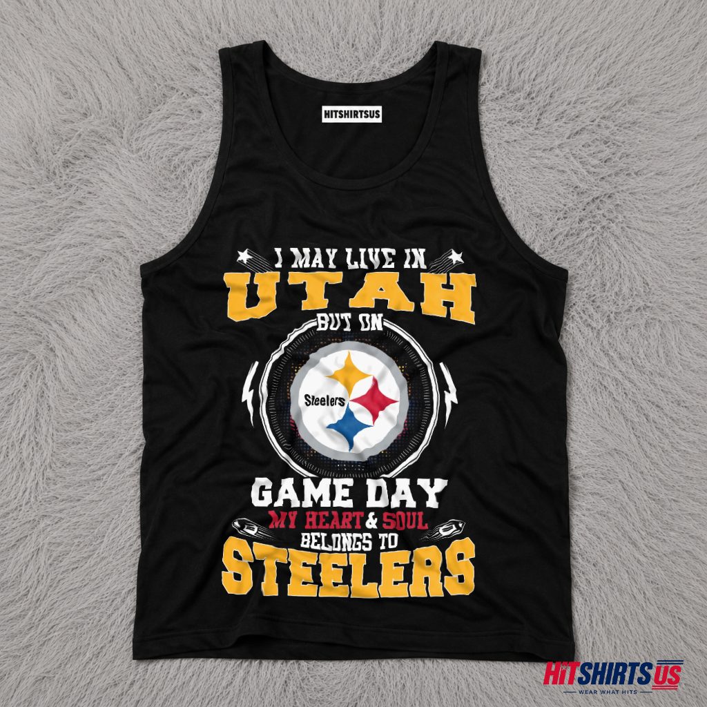 Pittsburgh Steelers Utah Fan Game Day Heart And Soul Tank Top Pittsburgh Steelers Utah Fan Game Day Heart And Soul Tank Top