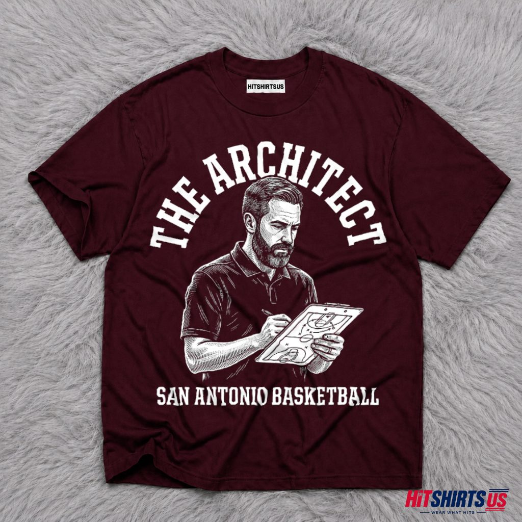 San Antonio Coach Mitch Johnson Playbook Basketball Shirt 1
