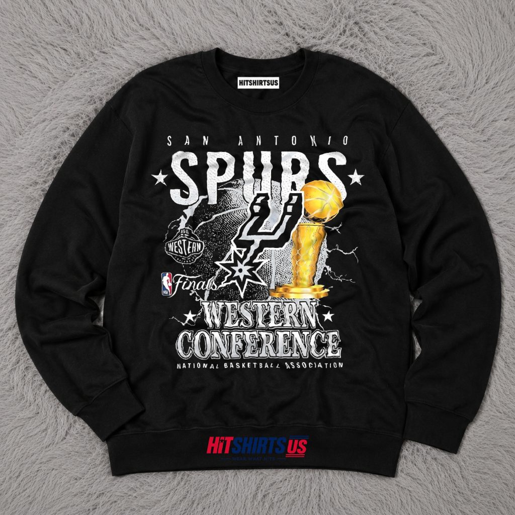 San Antonio Spurs Western Conference Finals NBA Title Trophy Shirt 3 San Antonio Spurs Western Conference Finals NBA Title Trophy Shirt 3