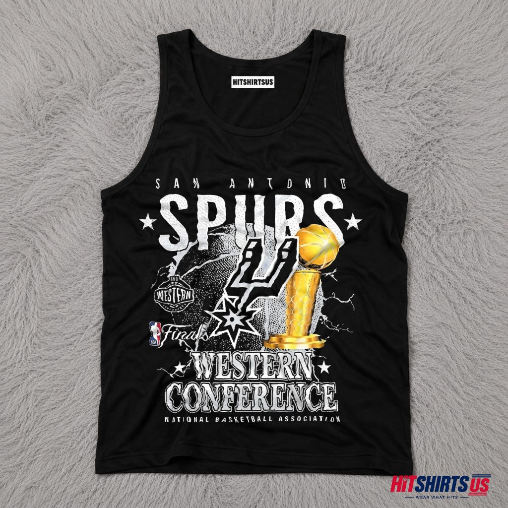 San Antonio Spurs Western Conference Finals NBA Title Trophy Shirt 4 San Antonio Spurs Western Conference Finals NBA Title Trophy Shirt 4