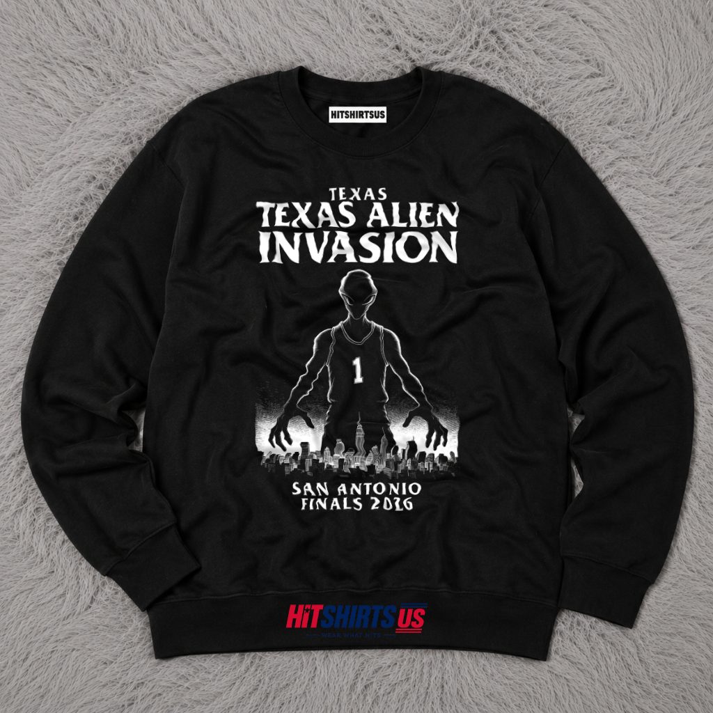 San Antonio Texas Alien Attack Basketball Shirt 3 San Antonio Texas Alien Attack Basketball Shirt 3