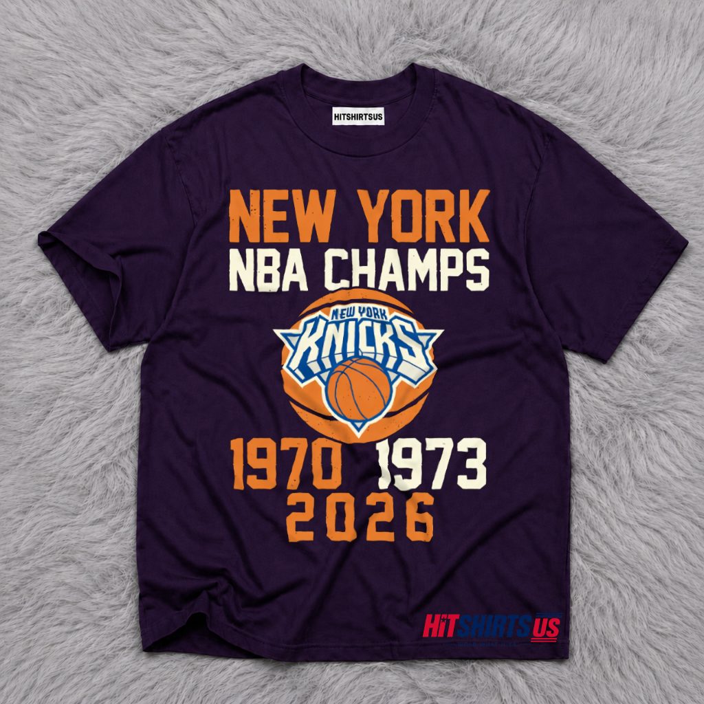 Vintage New York Knicks NBA Champs 1970 1973 2026 T-Shirt