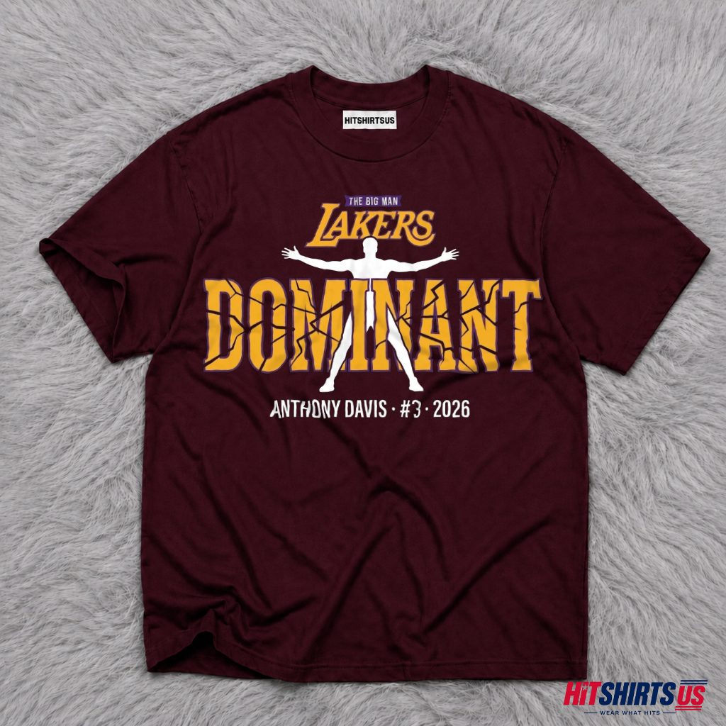 Anthony Davis Dominant 2026 Lakers Playoffs Fan T-Shirt