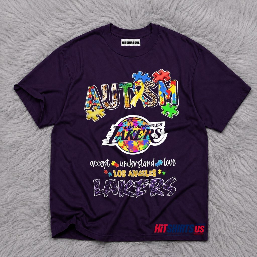 Autism Awareness Los Angeles Lakers T-Shirt